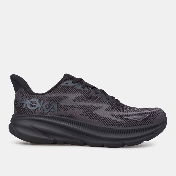 HOKA Men's Clifton 9 Running Shoe Black HOKA Men's Clifton 9 Running Shoe Black image number 0