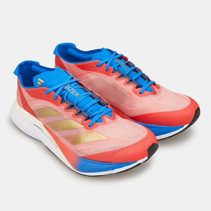 adidas Men's Adizero Boston 12 Dubai Marathon Edition Running Shoes Blue adidas Men's Adizero Boston 12 Dubai Marathon Edition Running Shoes Blue image number 2