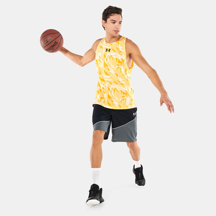 Under Armour Men's UA Baseline Printed Tank Top Orange Under Armour Men's UA Baseline Printed Tank Top Orange image number 2