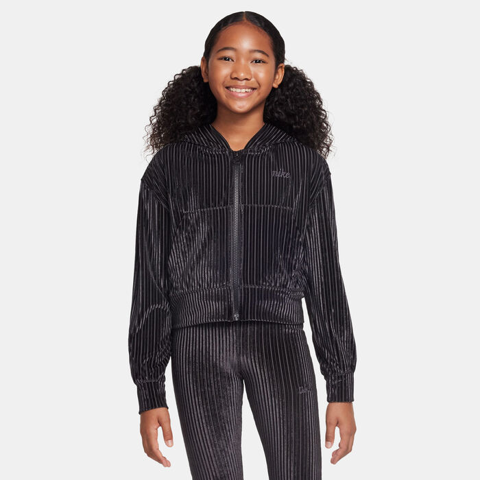 Nike Kids' Sportswear Full-Zip Hoodie Black Nike Kids' Sportswear Full-Zip Hoodie Black image number 0