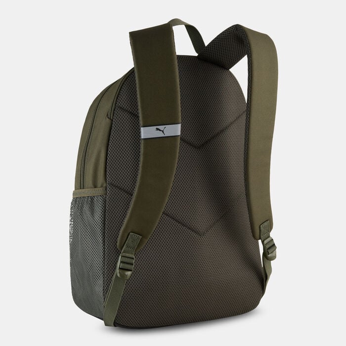 PUMA Kids' Fundamental Backpack Green PUMA Kids' Fundamental Backpack Green image number 1