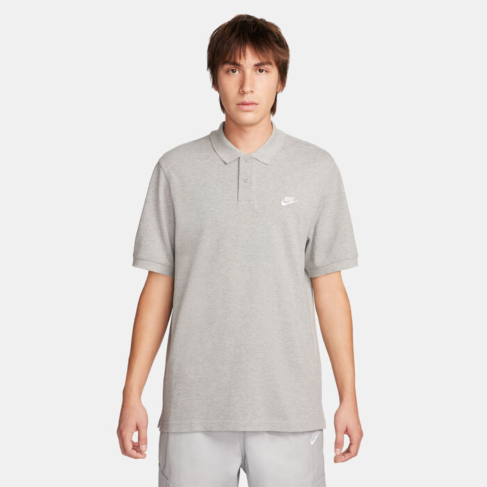 Nike Men's Club Polo Shirt Grey Nike Men's Club Polo Shirt Grey image number 0