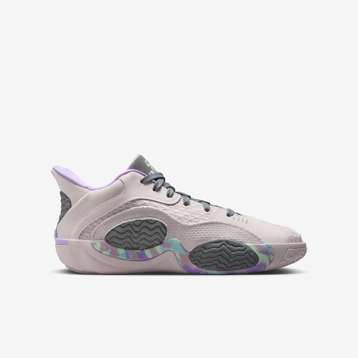Jordan Kids' Tatum 2 Basketball Shoes Purple image number 2