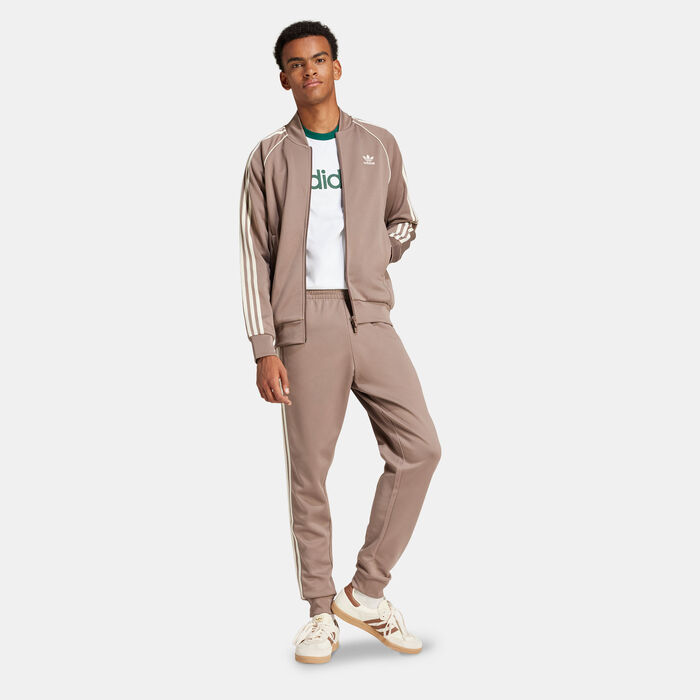 adidas Originals Men's Adicolor Classics SST Track Pants Brown adidas Originals Men's Adicolor Classics SST Track Pants Brown image number 2