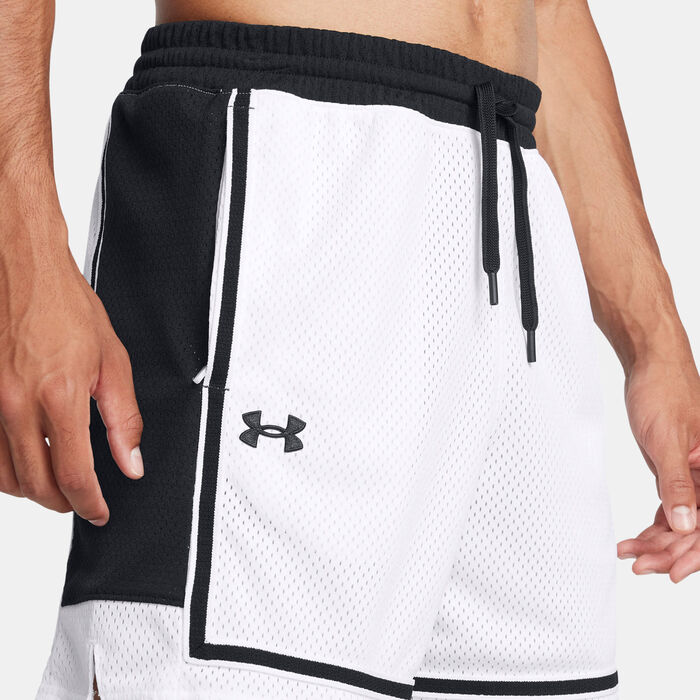 Under Armour Men's Zone Pro Basketball Shorts White Under Armour Men's Zone Pro Basketball Shorts White image number 3