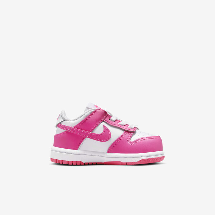Nike Kids' Dunk Low Shoes Pink Nike Kids' Dunk Low Shoes Pink image number 2