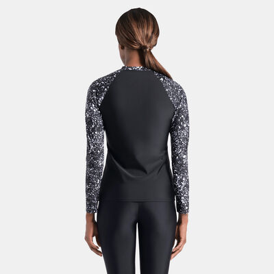Arena Women's Modesty Long Sleeve Swimming Rashguard Black Arena Women's Modesty Long Sleeve Swimming Rashguard Black