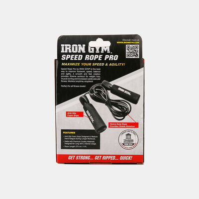 Iron Gym Nylon Speed Rope Multi-Color Iron Gym Nylon Speed Rope Multi-Color