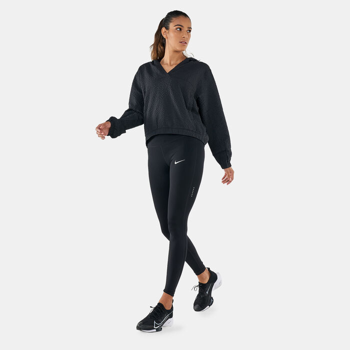 Nike Women's Icon Clash Woven Running Pullover Jacket Black image number 2