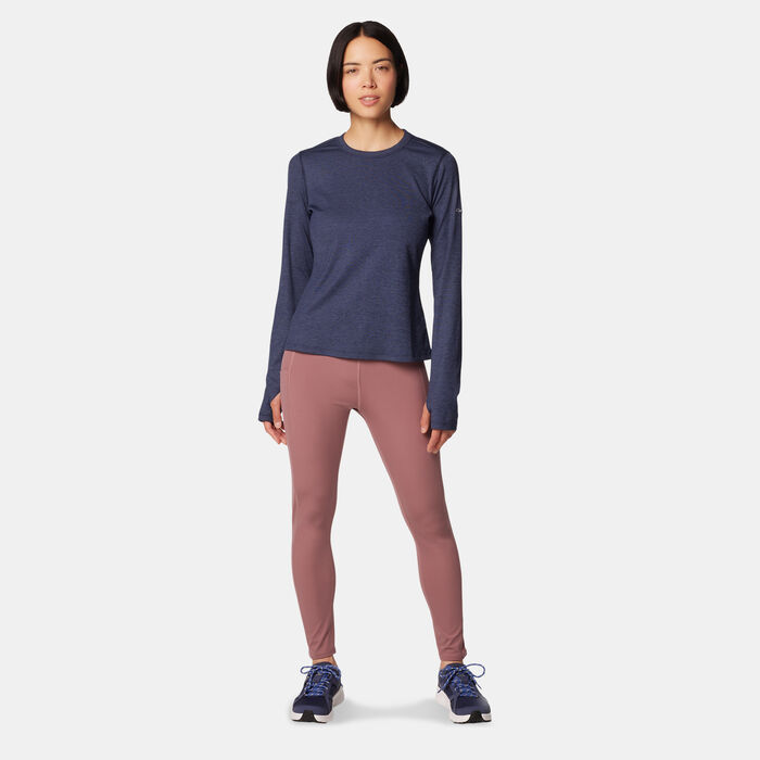 Columbia Women's Boundless Trek Leggings Purple Columbia Women's Boundless Trek Leggings Purple image number 2