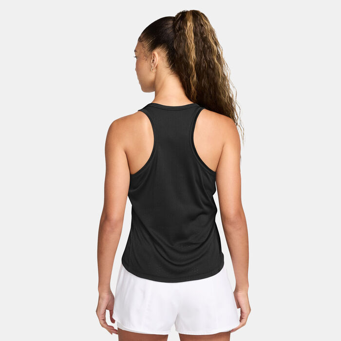 Nike Women's Tempo Dri-FIT Running Tank Top Black Nike Women's Tempo Dri-FIT Running Tank Top Black image number 1