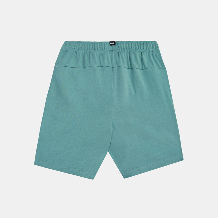 PUMA Kids' Essentials+ Street Art Graphic Shorts Blue PUMA Kids' Essentials+ Street Art Graphic Shorts Blue image number 1