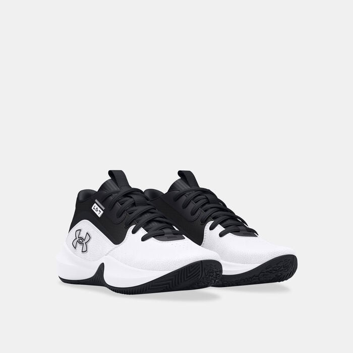 Under Armour Kids' Lockdown 7 Basketball Shoes White Under Armour Kids' Lockdown 7 Basketball Shoes White image number 1