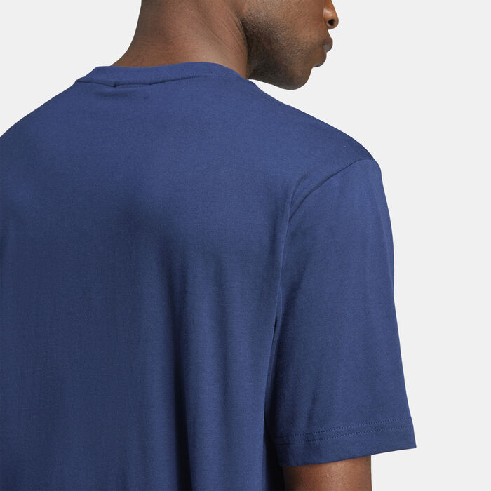 adidas Originals Men's Training Supply 4 Sport T-Shirt Blue image number 3