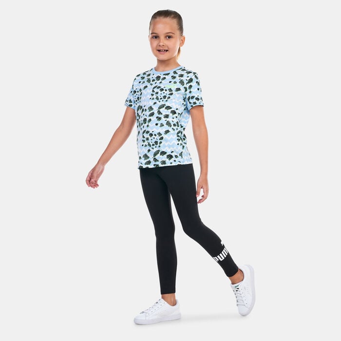 PUMA Kids' Essentials Logo Leggings Black PUMA Kids' Essentials Logo Leggings Black image number 2