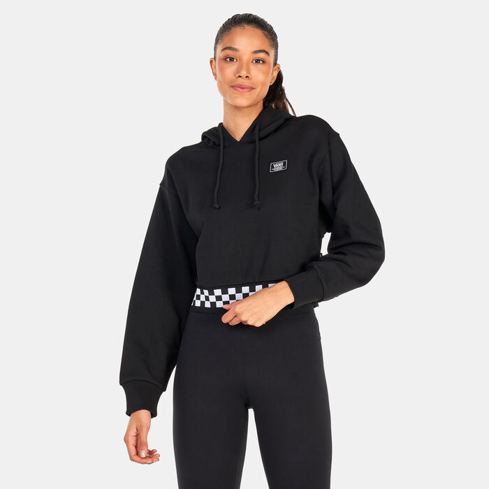 Vans Women's Boom Boom Check Hoodie Black Vans Women's Boom Boom Check Hoodie Black image number 0