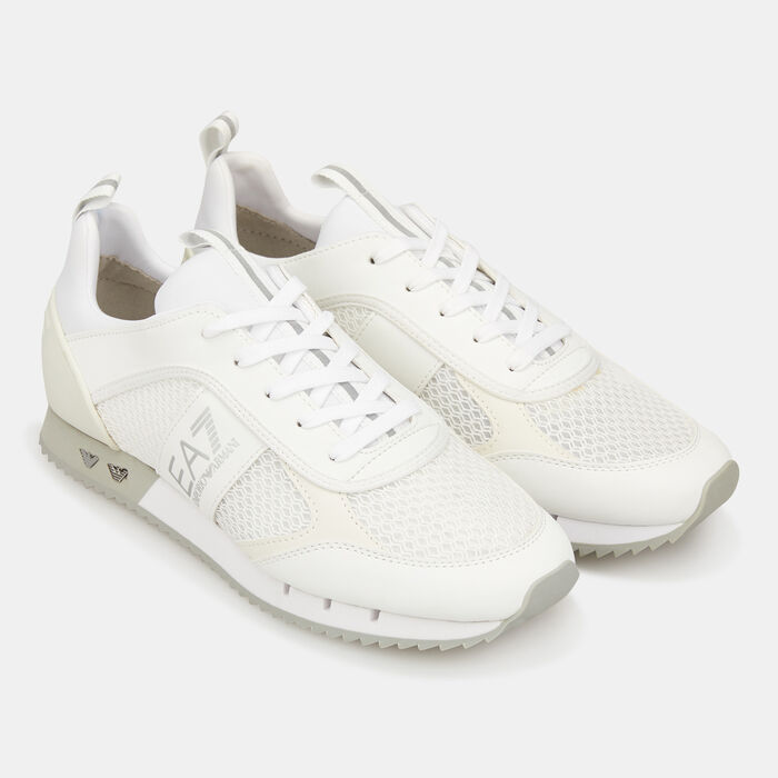 EA7 Emporio Armani Men's Black and White Shoe White image number 1