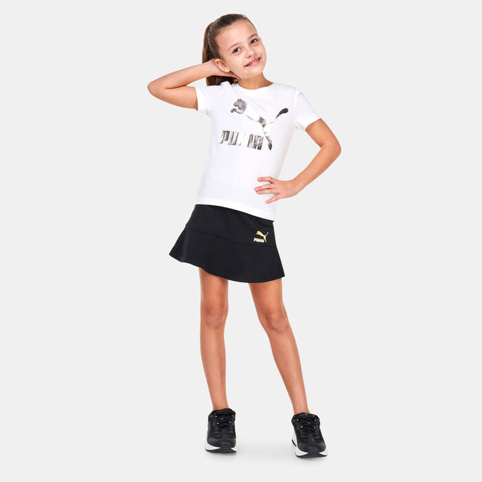 PUMA Kids' Classics Logo T-Shirt White PUMA Kids' Classics Logo T-Shirt White image number 2
