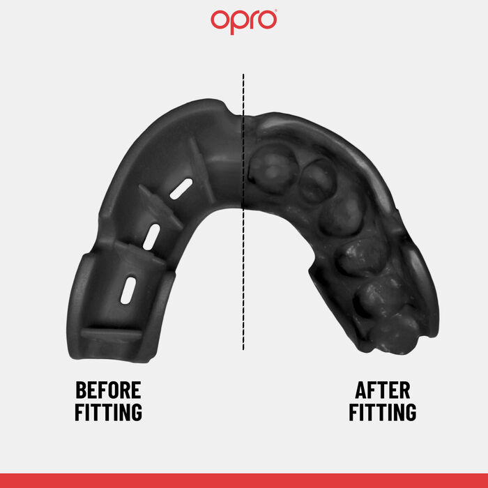 OPRO Kids' Self-Fit UFC Bronze-Level MMA Mouth Guard Black OPRO Kids' Self-Fit UFC Bronze-Level MMA Mouth Guard Black image number 3