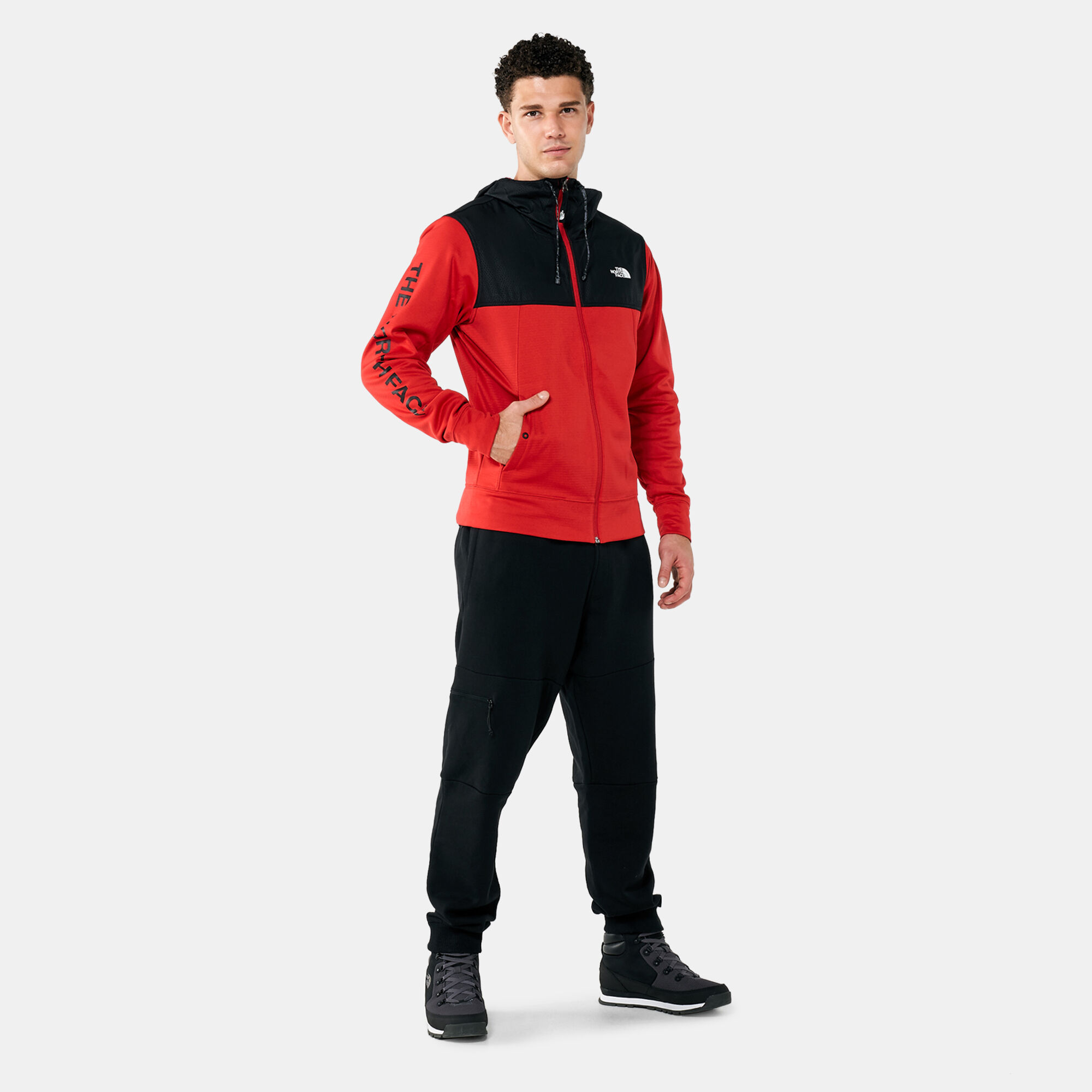 Men s Train N Logo Overlay Hooded Jacket