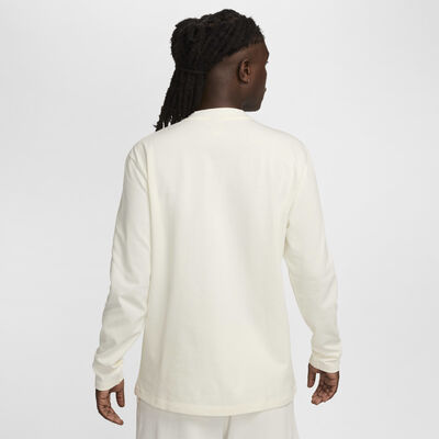 Nike Men's Club Long-Sleeve Henley Ivory