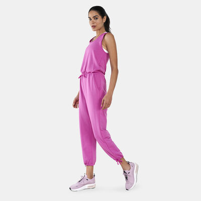 Nike Women's Yoga Dri-FIT Jumpsuit Red