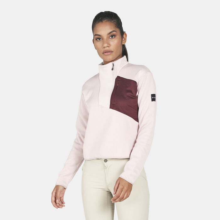 Columbia Women's Columbia Lodge™ Hybrid Sweatshirt Black Columbia Women's Columbia Lodge™ Hybrid Sweatshirt Black image number 0
