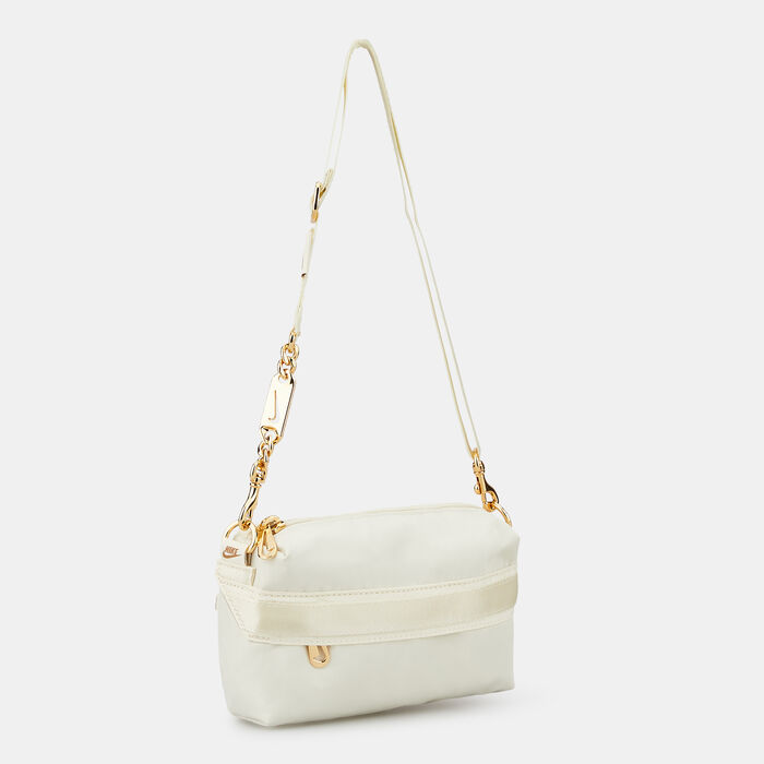 Nike Women's Sportswear Futura Luxe Cross-Body Bag (1L) White Nike Women's Sportswear Futura Luxe Cross-Body Bag (1L) White image number 2