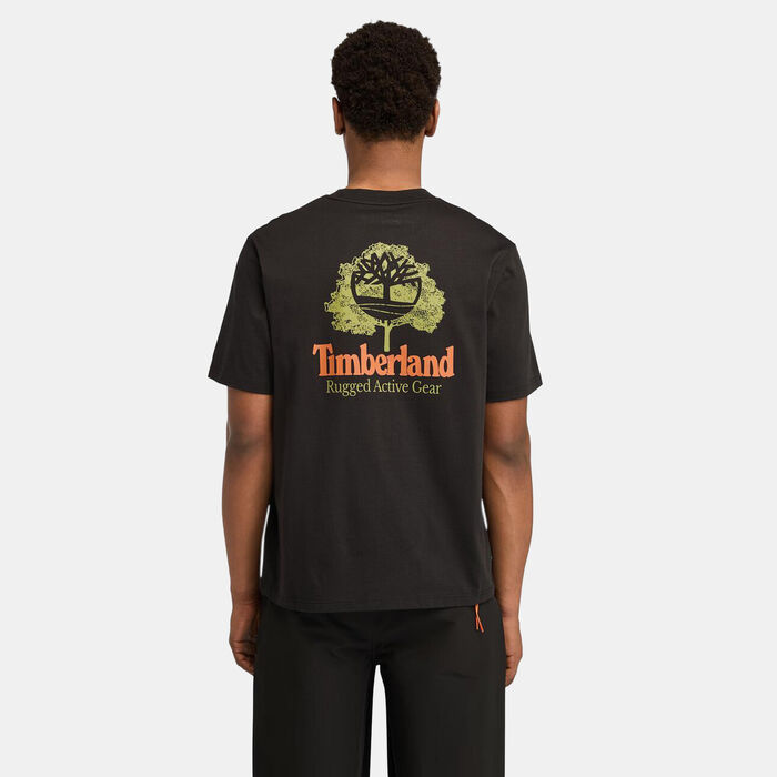 Timberland Men's Rugged Active Gear Graphic T-Shirt Black Timberland Men's Rugged Active Gear Graphic T-Shirt Black image number 1
