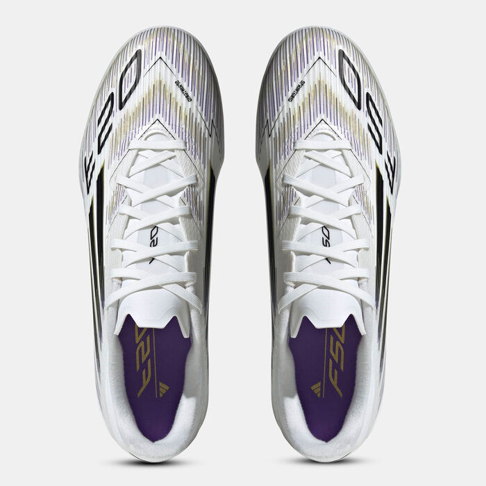 adidas Men's F50 League Turf Ground Football Shoes White adidas Men's F50 League Turf Ground Football Shoes White image number 4