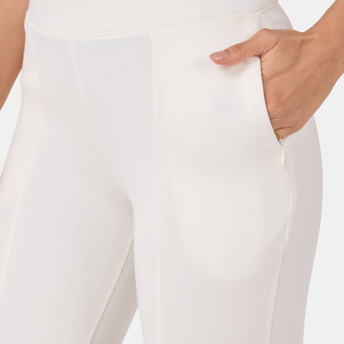 Sun and Sand Sports Women's Kick Flare Leggings White image number 3