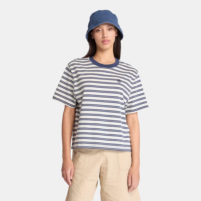Timberland Women's Dunstan T-Shirt Blue Timberland Women's Dunstan T-Shirt Blue image number 0