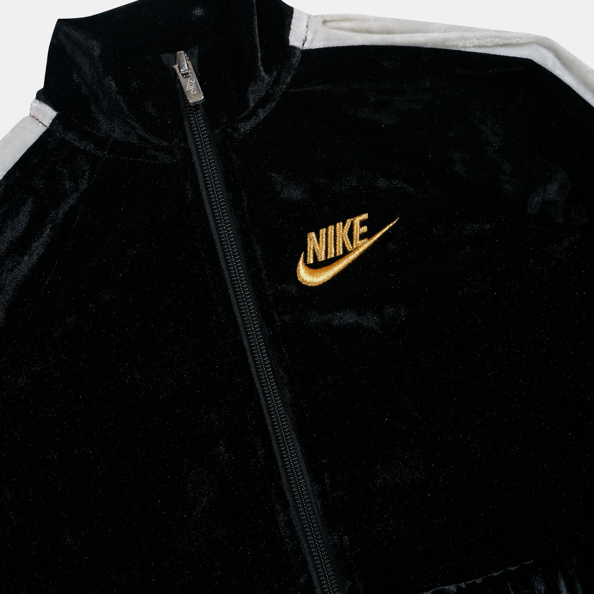 Nike Kids Crushed Velour Tracksuit Black in KSA SSS