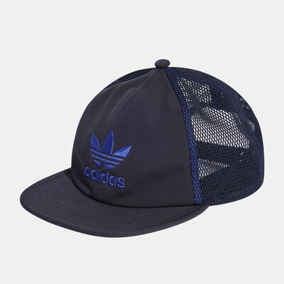 adidas Originals Men's Adicolor Archive Trucker Cap Blue adidas Originals Men's Adicolor Archive Trucker Cap Blue