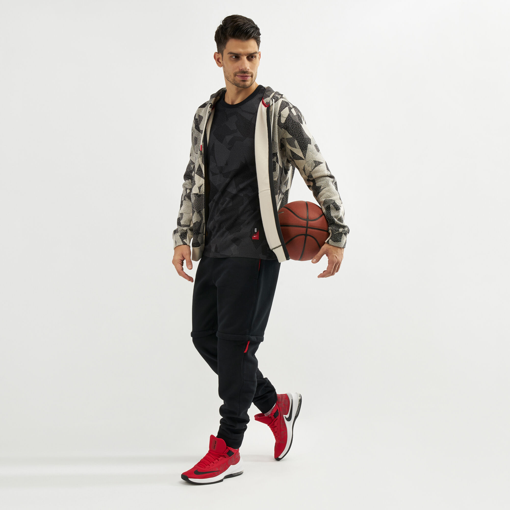 Men s Kyrie Irving Allover Print Hoodie