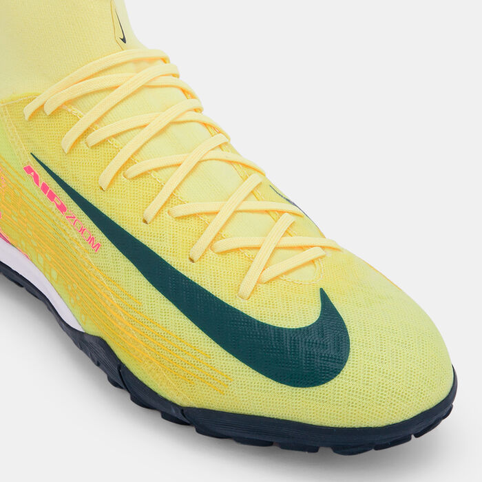 Nike Men's Kylian Mbappe Mercurial Superfly 10 Academy Turf Ground Football Shoes yellow Nike Men's Kylian Mbappe Mercurial Superfly 10 Academy Turf Ground Football Shoes yellow image number 4