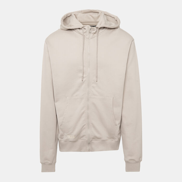 Sun and Sand Sports Men's Zipper Hoodie Beige image number 0