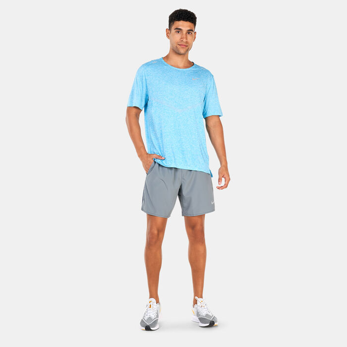 Nike Men's Dri-FIT Rise 365 T-Shirt Blue Nike Men's Dri-FIT Rise 365 T-Shirt Blue image number 2
