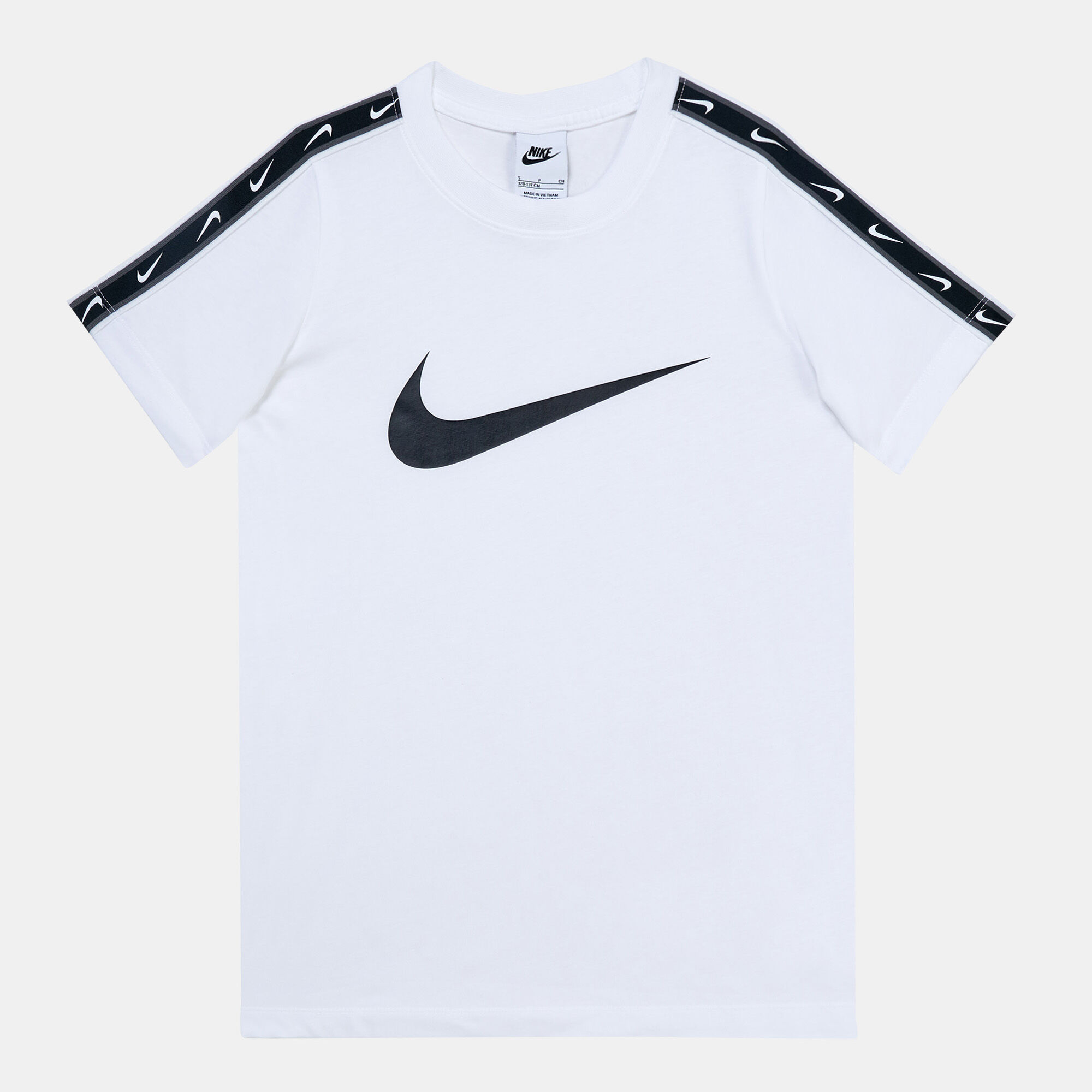 Shop Nike Kids' Sportswear Repeat T-Shirt (Older Kids) White