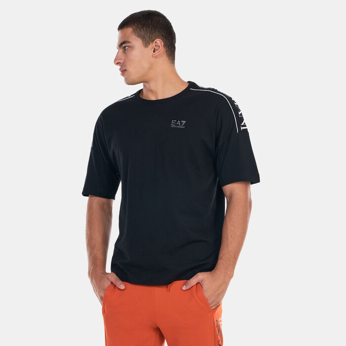 EA7 Emporio Armani Men's Logo T-Shirt Black EA7 Emporio Armani Men's Logo T-Shirt Black image number 0