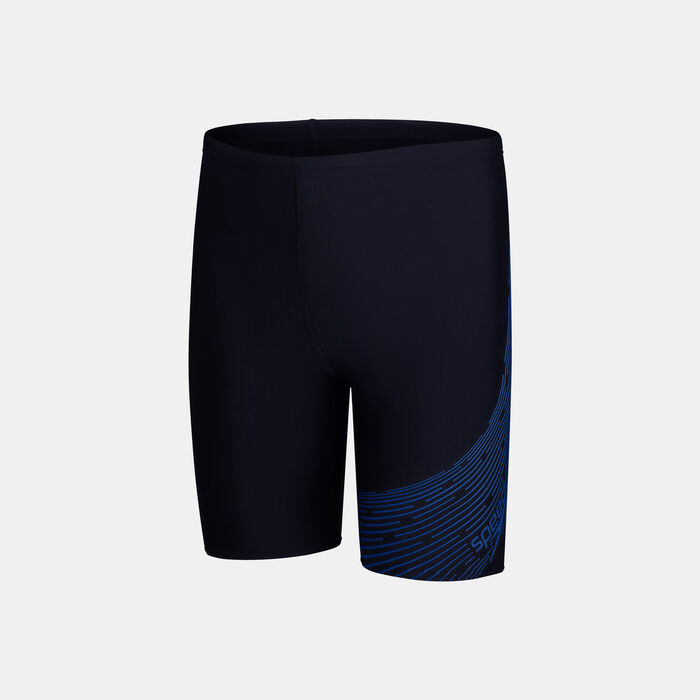 Speedo Kids' Medley Logo Swimming Jammers Blue image number 0