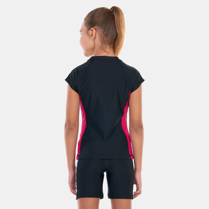 COEGA Kids' Cap-Sleeve Rashguard Black image number 1