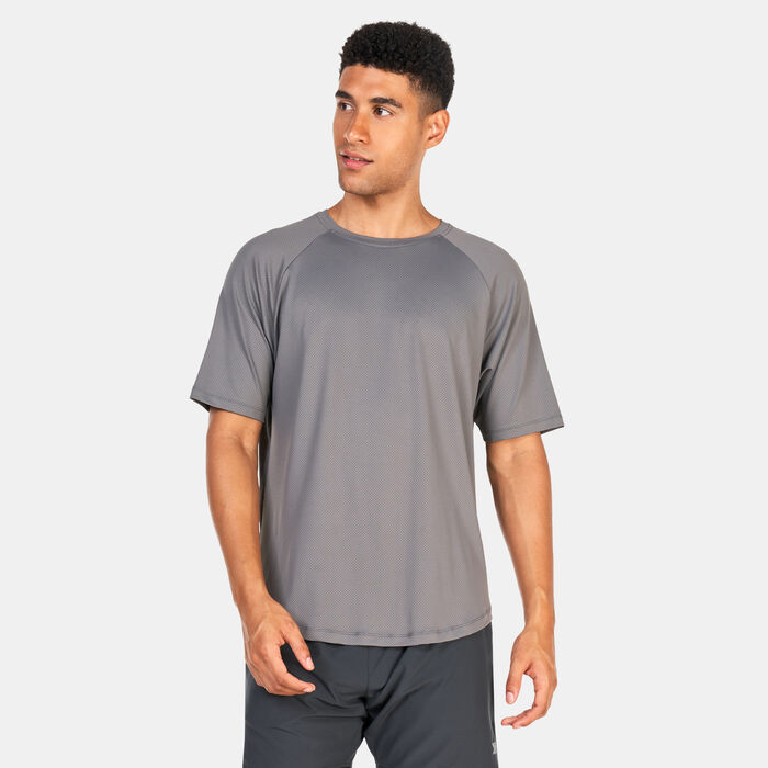 Sun and Sand Sports Men's Active Stretch T-Shirt Grey Sun and Sand Sports Men's Active Stretch T-Shirt Grey image number 0