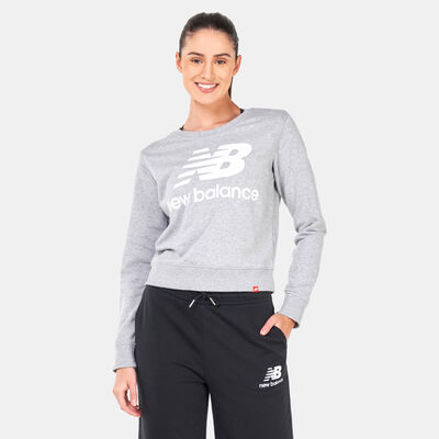 New Balance Women's Essentials Crew Sweatshirt Multi-Color