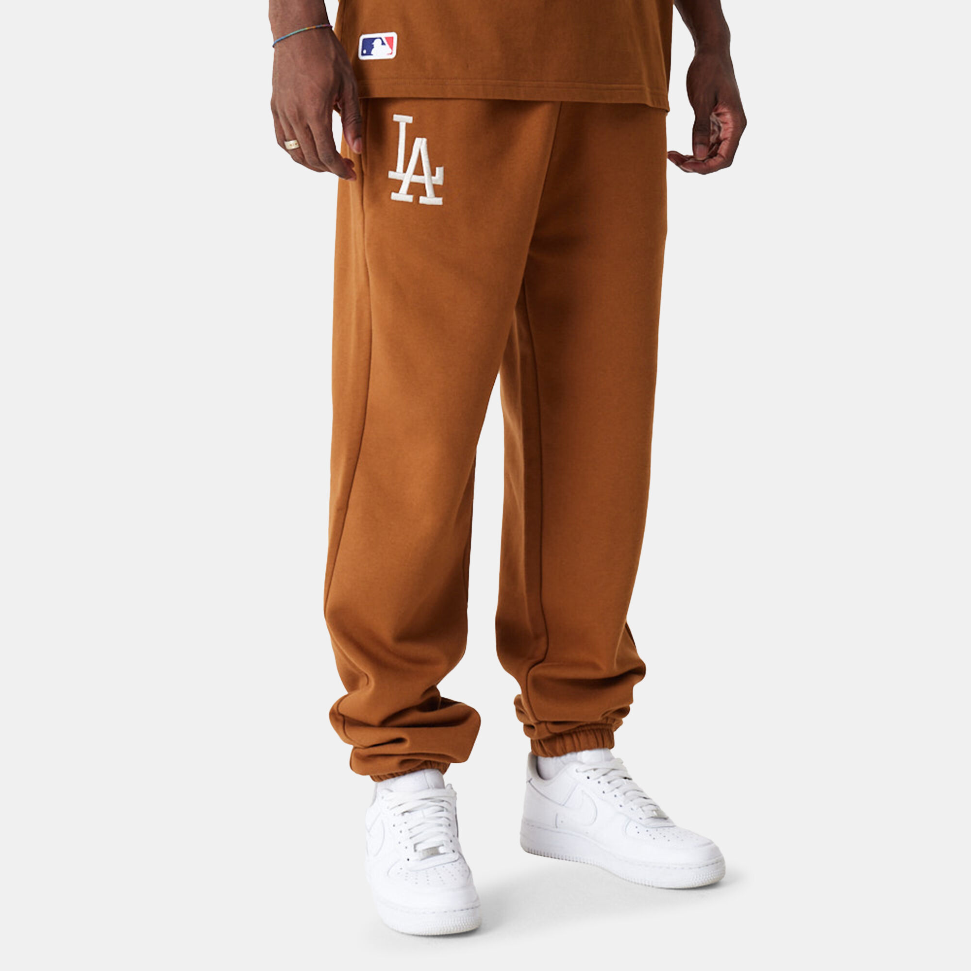 Nano Boys Twill Pants with Elastic Cuffs in Brown