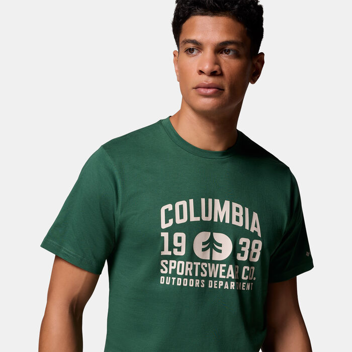 Columbia Men’s CSC Graphic T-Shirt Green Columbia Men’s CSC Graphic T-Shirt Green image number 3