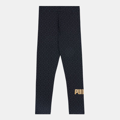 PUMA Kids' ESS+ Logo Love Printed Leggings (Older Kids) Black