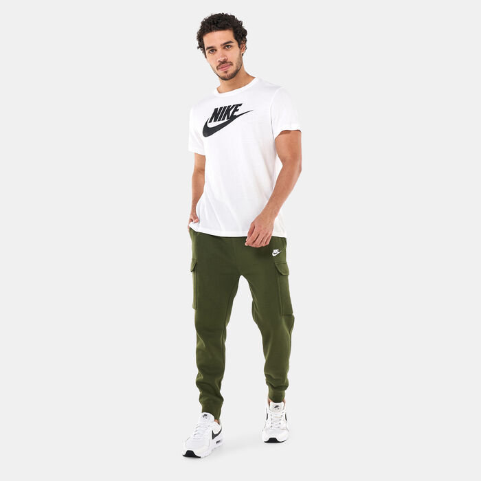 Buy Nike Men's Sportswear Club Fleece Cargo Pants Green in KSA -SSS