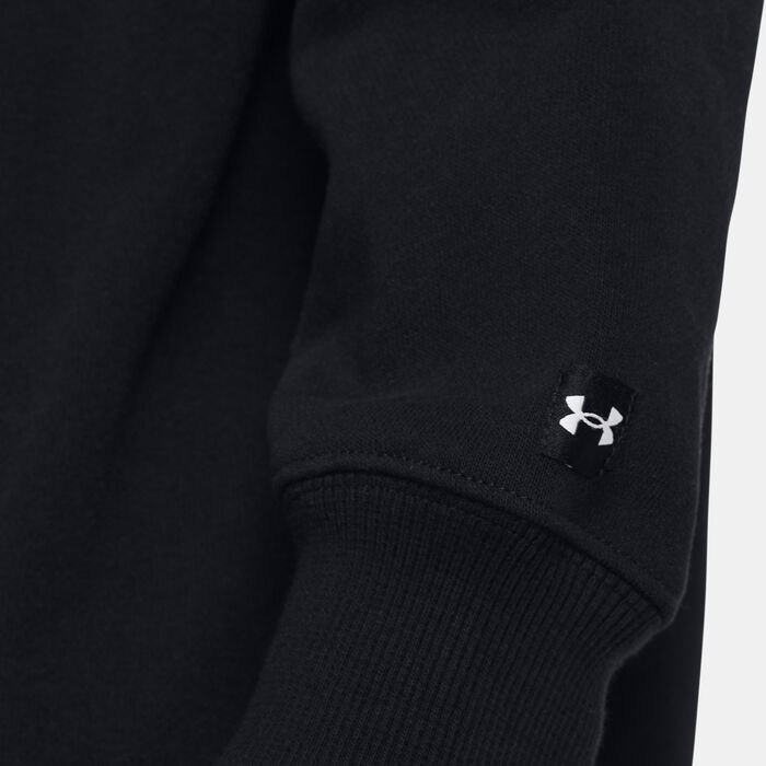 Under Armour Women's Project Rock Logo Full-Zip Hoodie Black image number 2