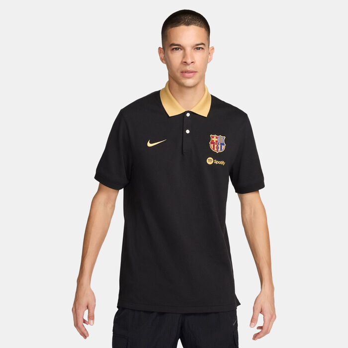 Nike Men's FC Barcelona 2.0 Polo Shirt Black image number 0
